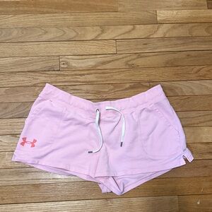 Under Armour Women's Light Pink Athletic Shorts